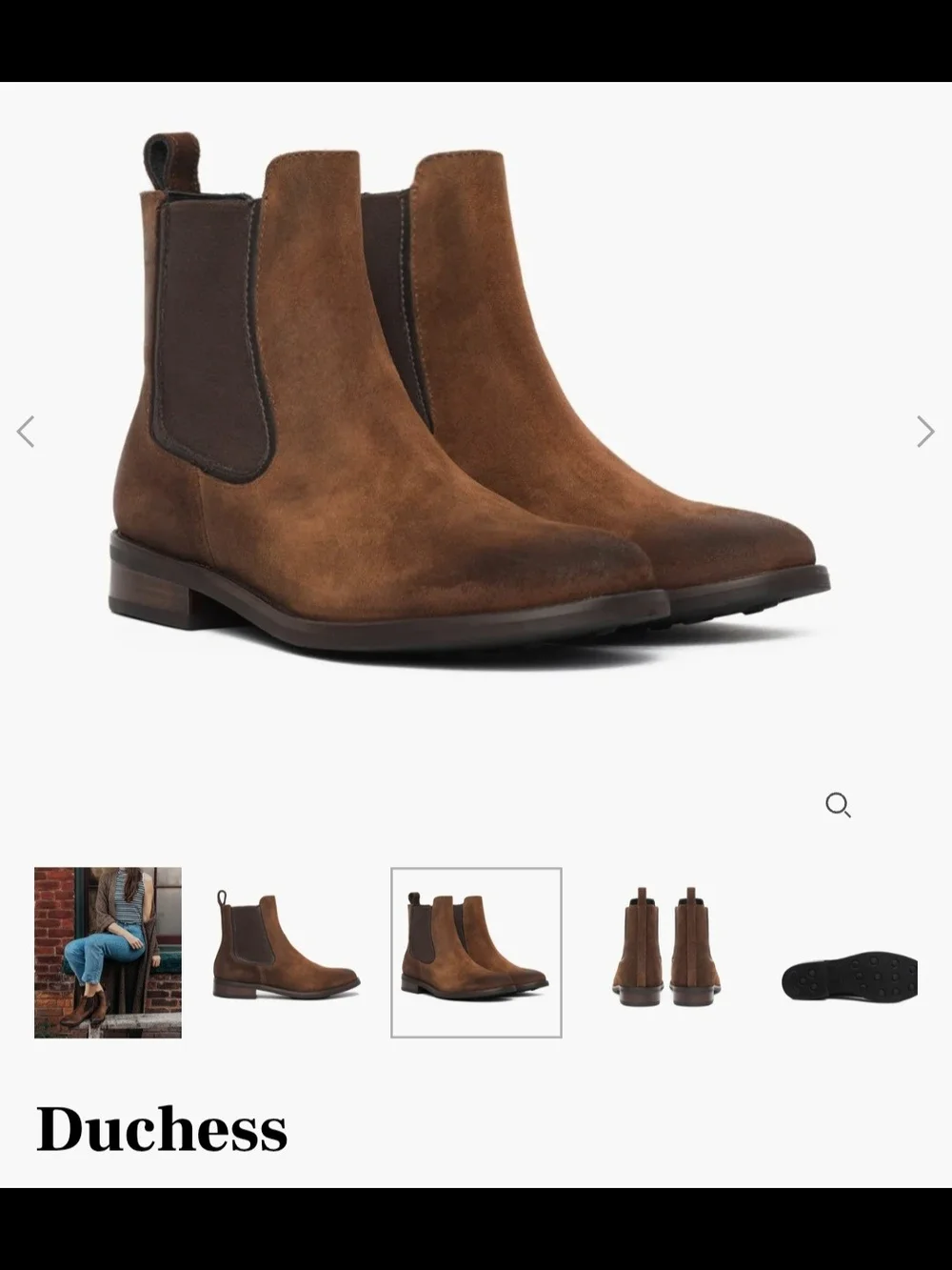 Thursday Brown Suede Chelsea Boots